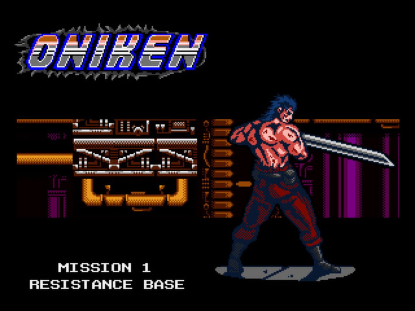 Oniken screenshot