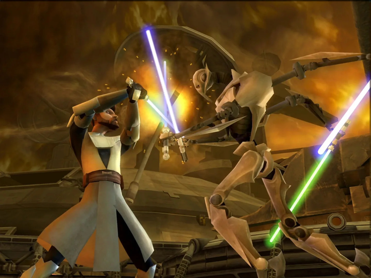Captura de pantalla - Star Wars: The Clone Wars - Lightsaber Duels