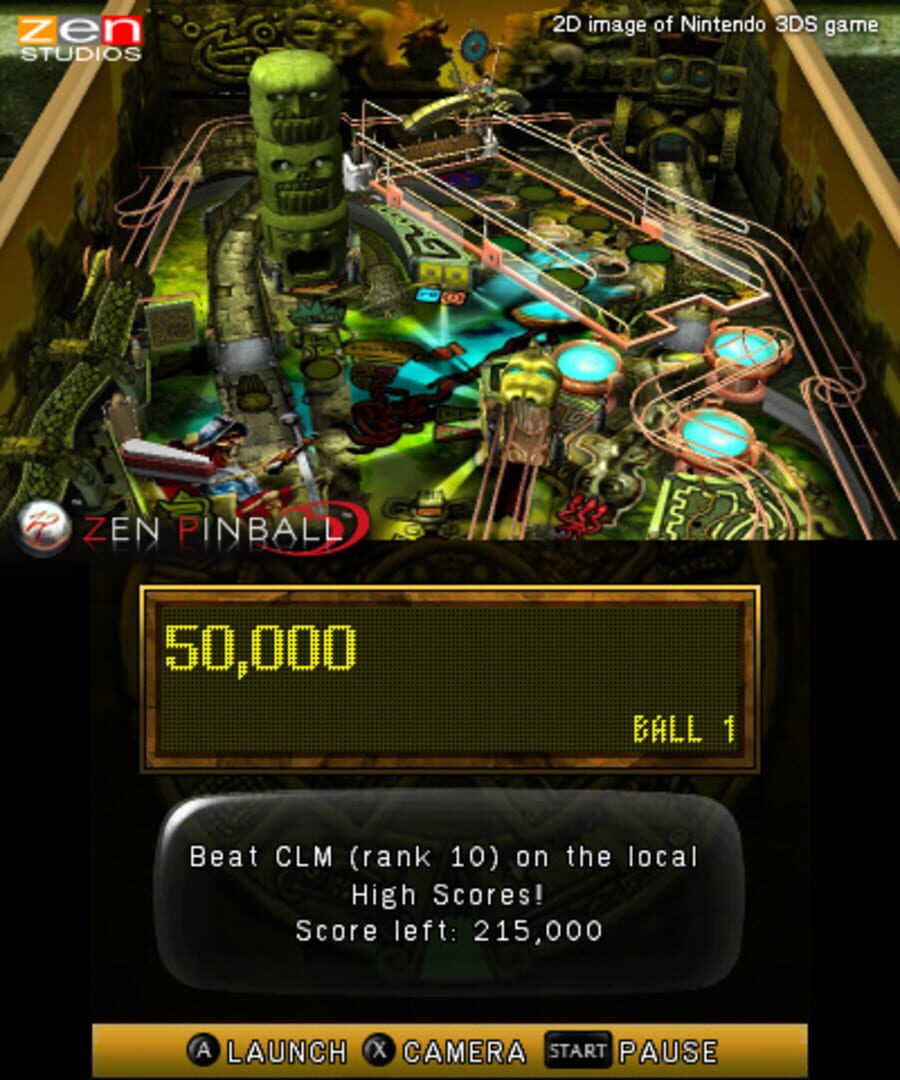 Captura de pantalla - Zen Pinball 3D