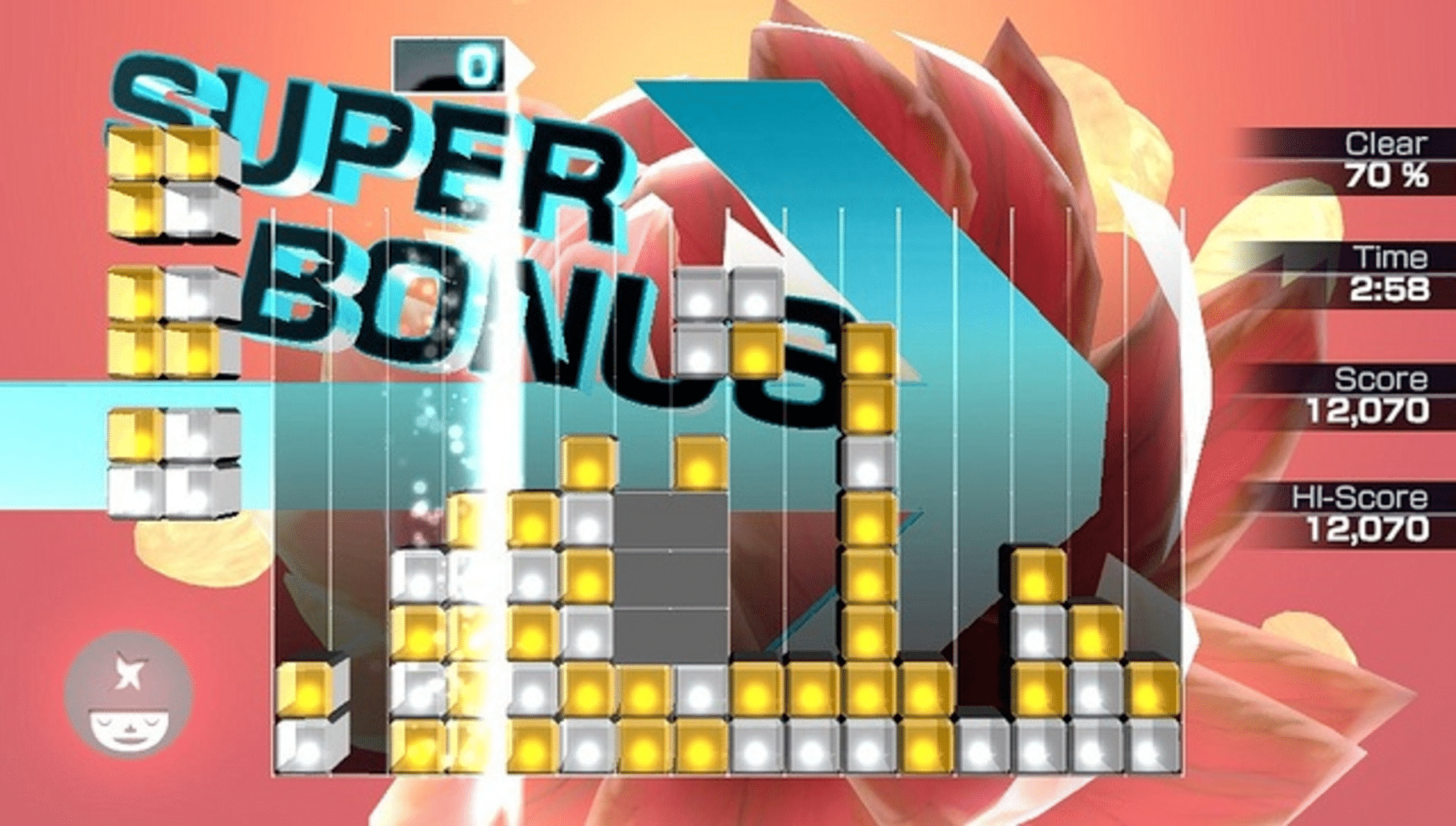 Lumines Electronic Symphony screenshot