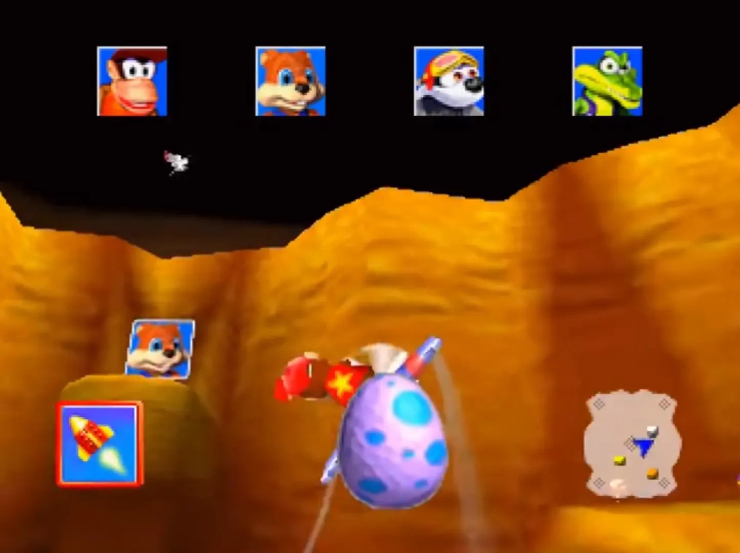 Captura de pantalla - Diddy Kong Racing