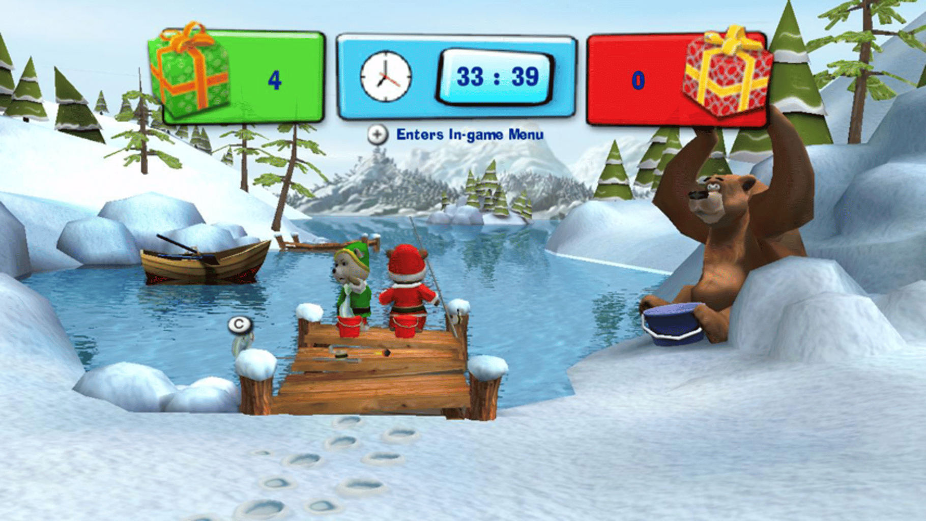 Hubert the Teddy Bear: Winter Games screenshot