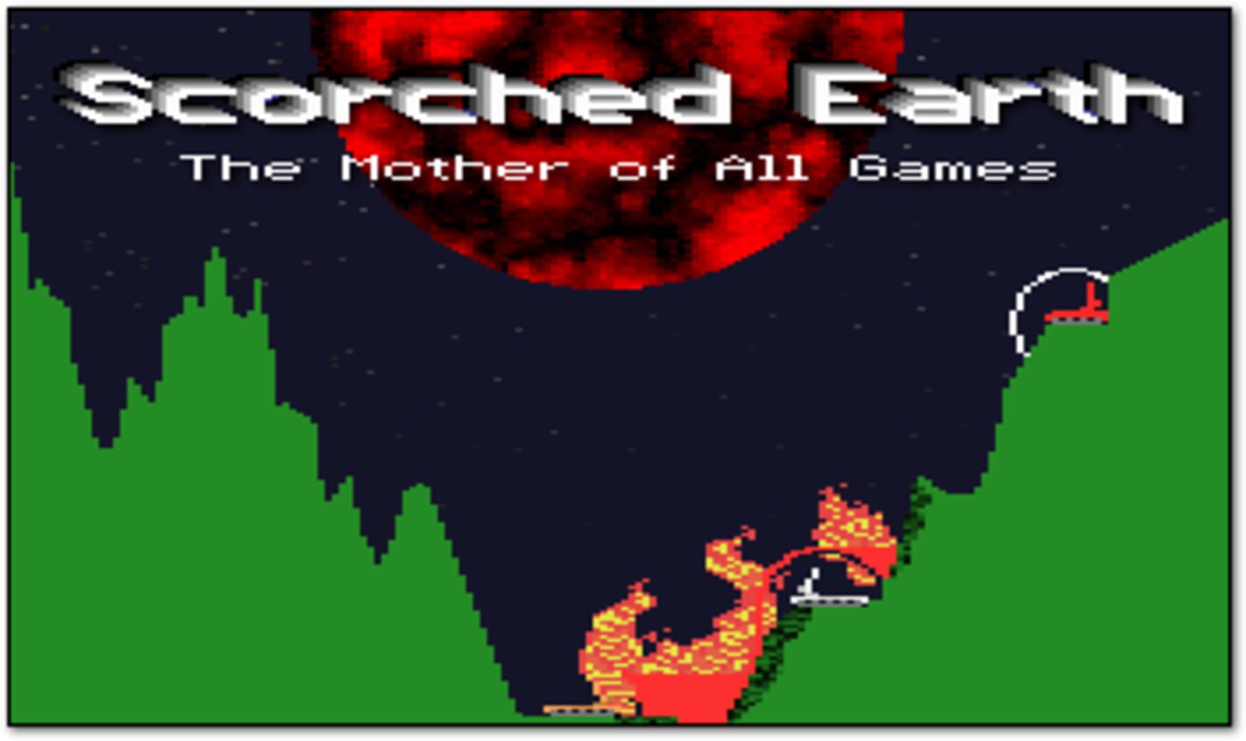 Игра Scorched Earth (1991). Дата выхода, трейлеры, системные требования,  список переводов, скриншоты, арты, новости, рейтинг, отзывы, решение  проблем (устранение неисправностей), прохождение, steam id, количество  продаж.