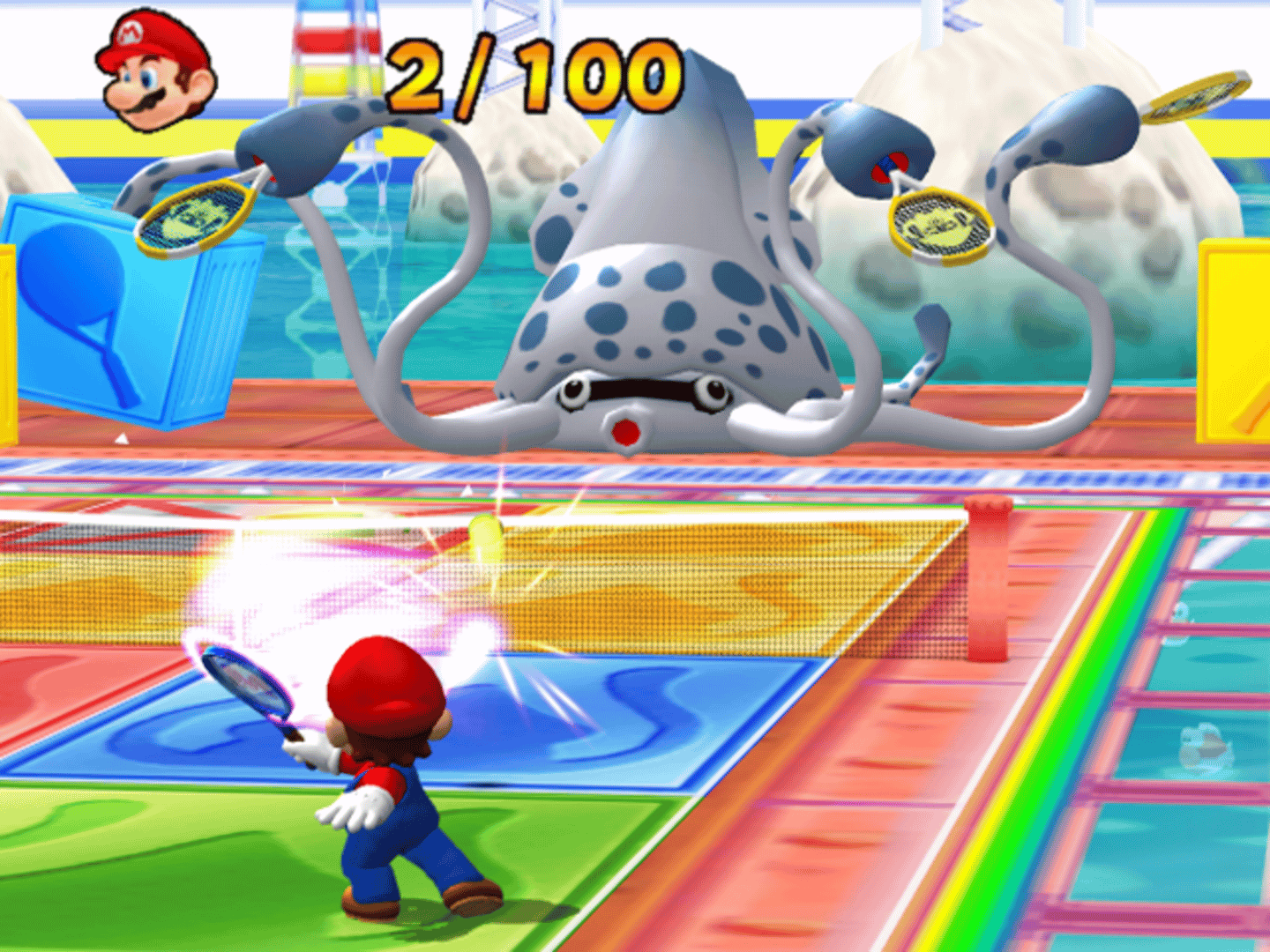 Mario Power Tennis screenshot