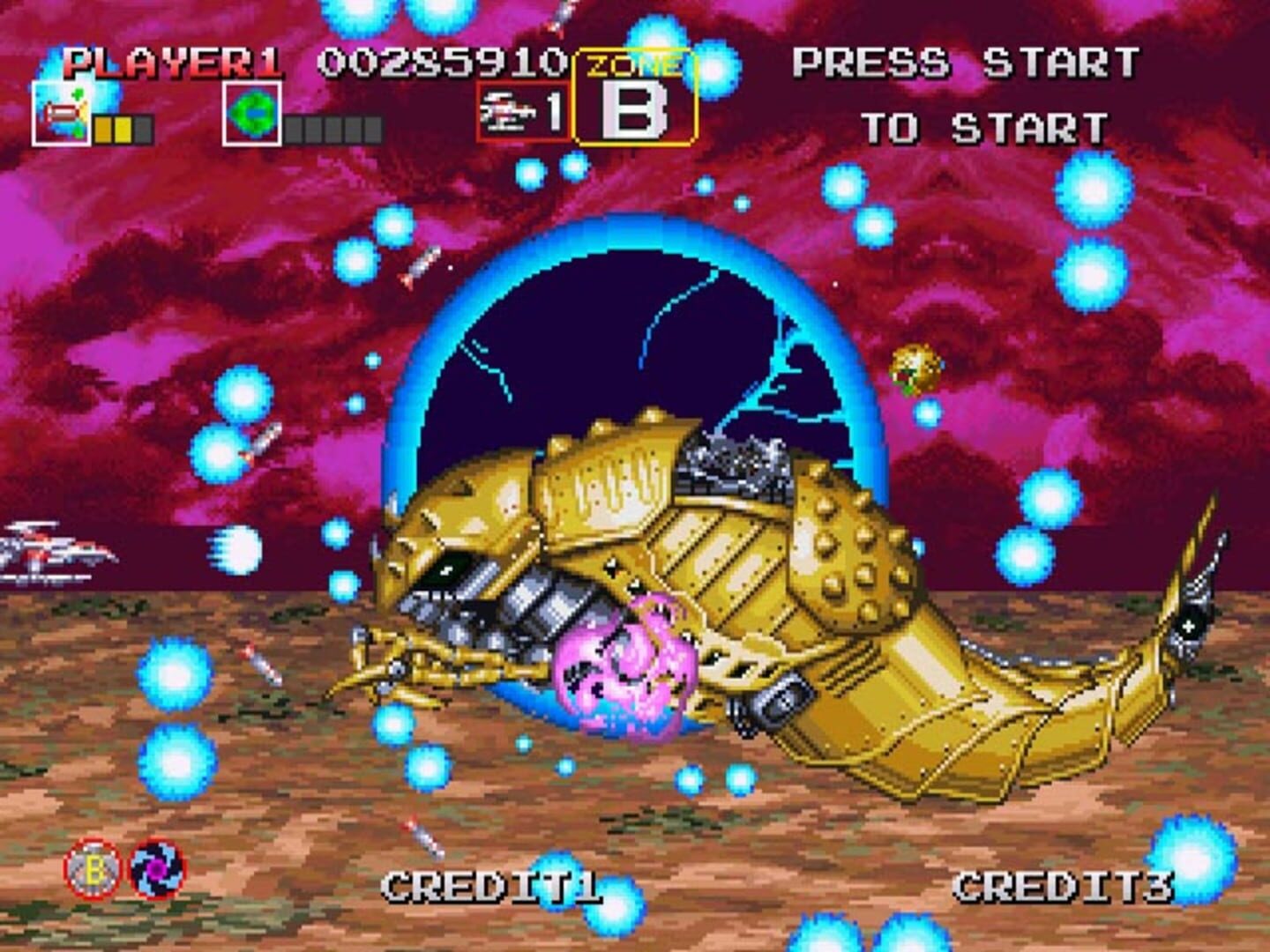 Darius Gaiden screenshot