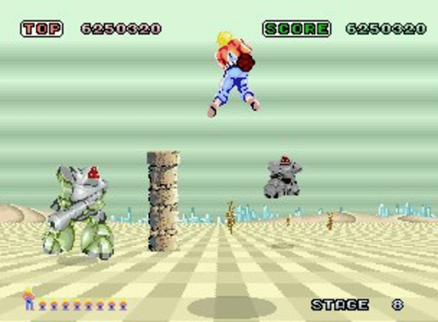 Space Harrier screenshot