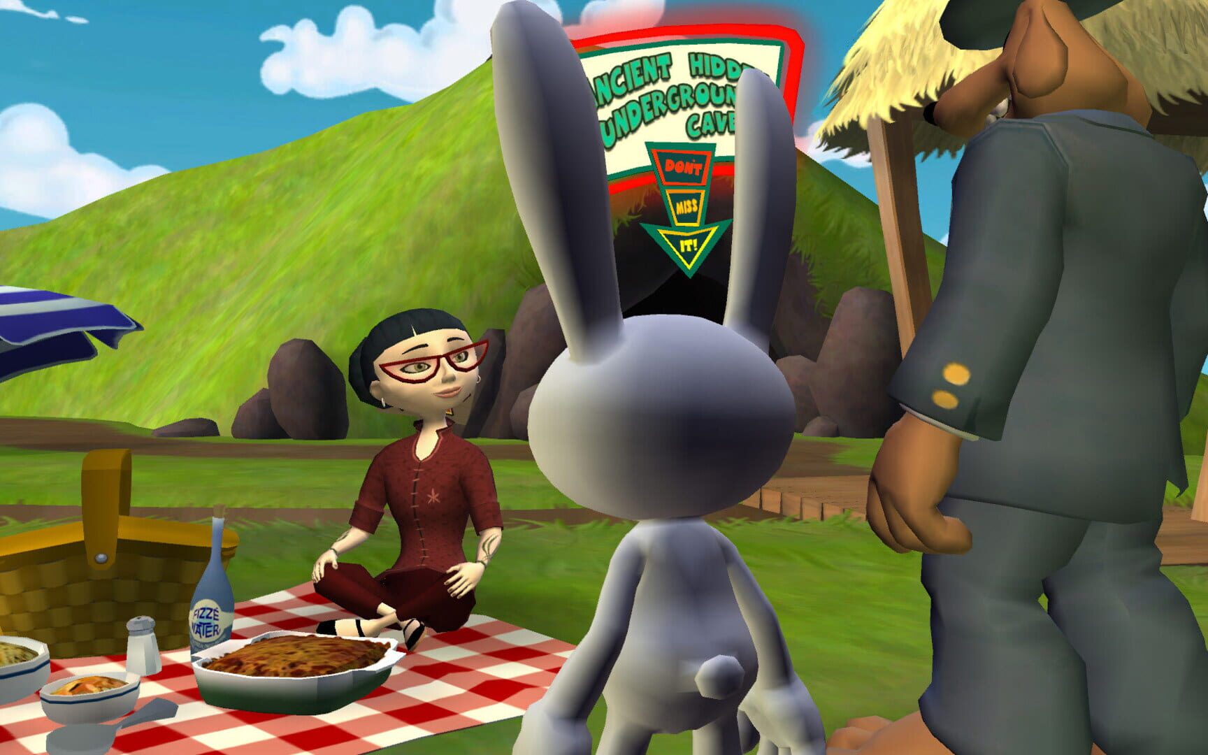 Captura de pantalla - Sam & Max: Beyond Time and Space - Episode 2: Moai Better Blues