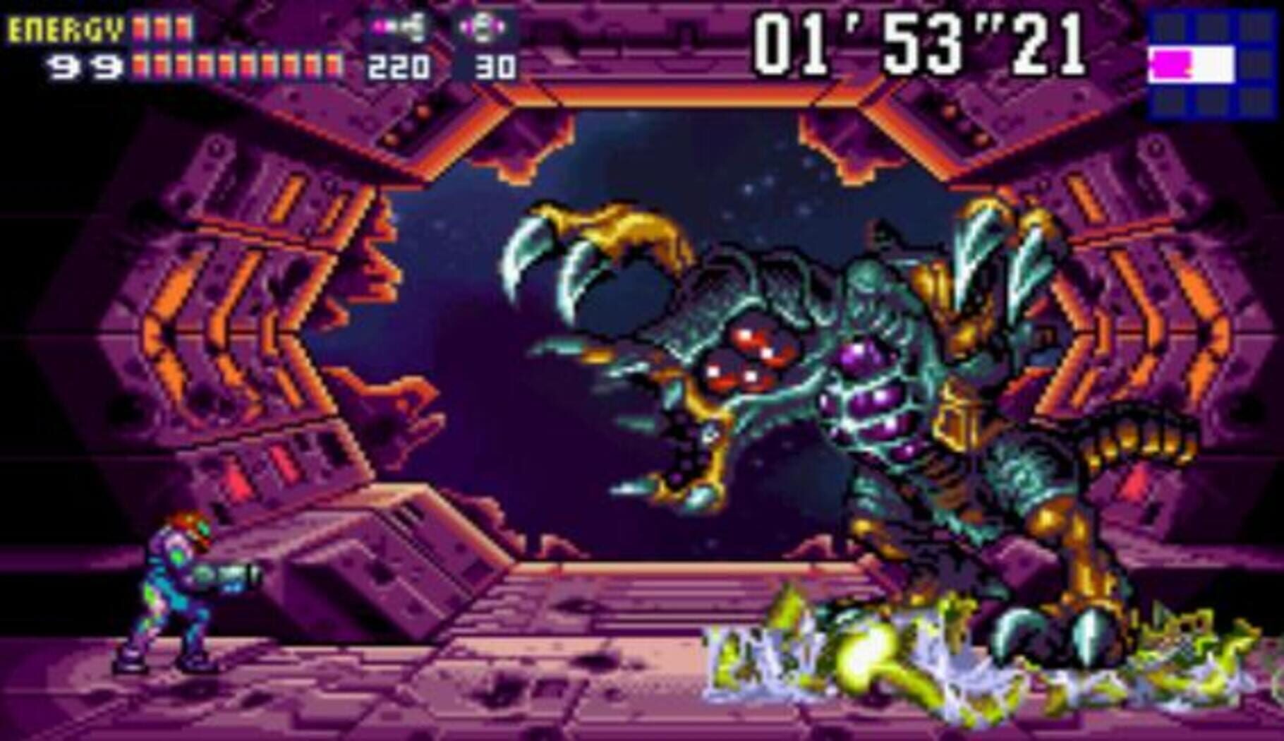 Captura de pantalla - Metroid Fusion