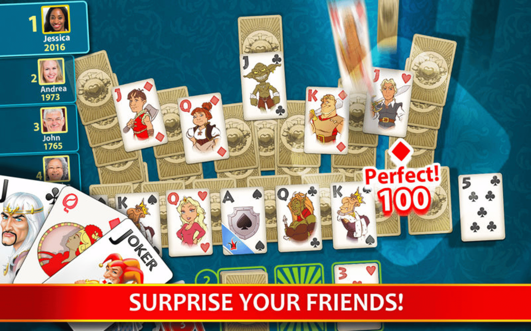 Solitaire Perfect Match screenshot