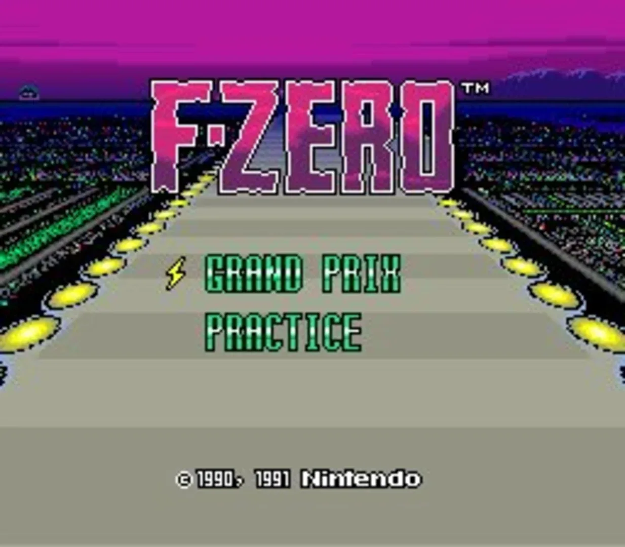Captura de pantalla - F-Zero