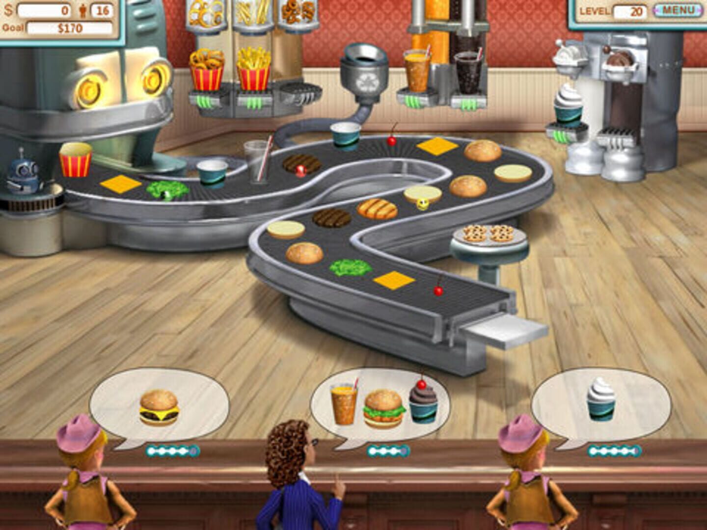 Burger Shop HD - Screenshot