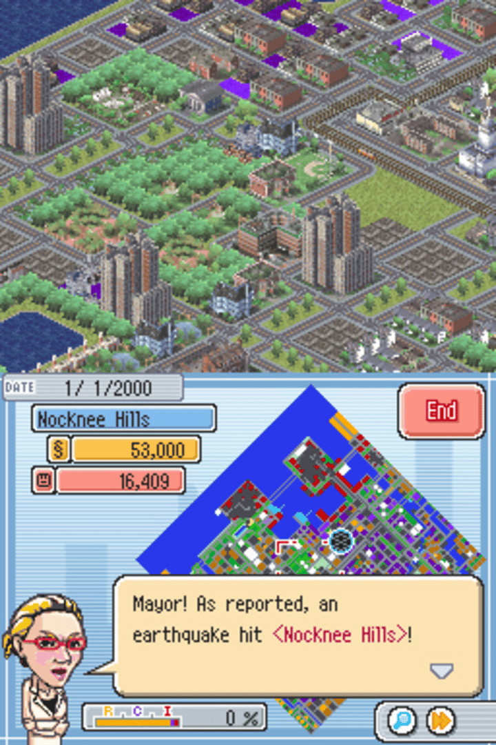 SimCity DS screenshot