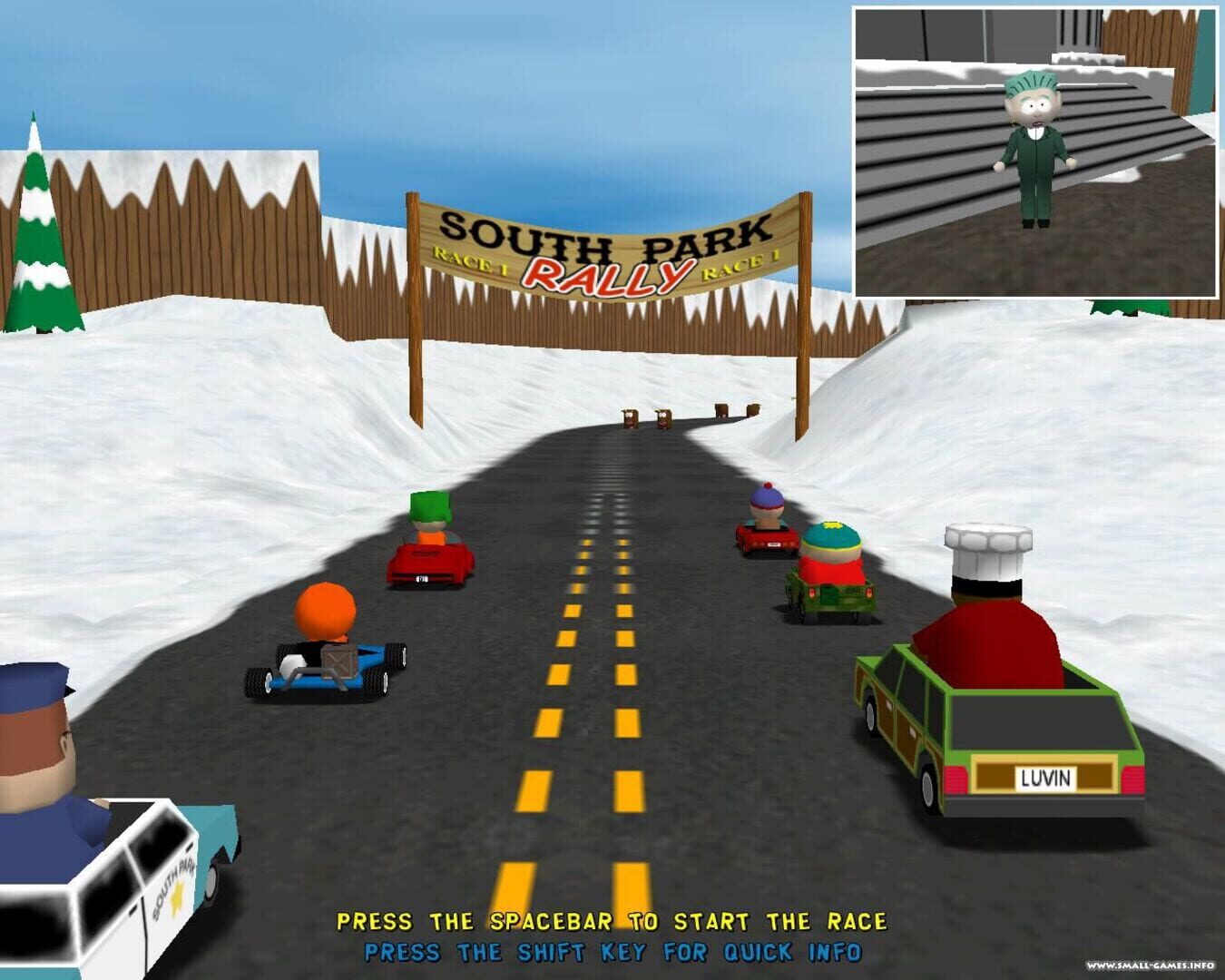 Captura de pantalla - South Park Rally