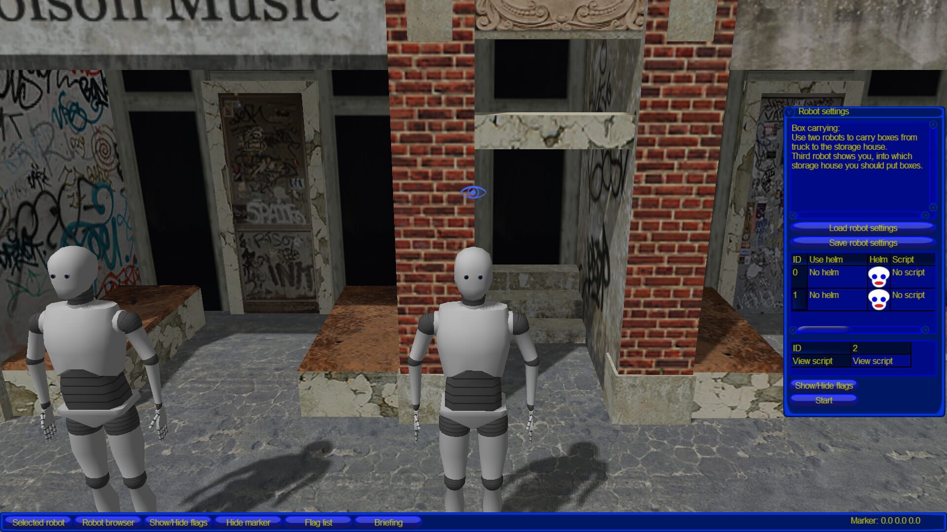 Virtual Robots: Robot Programming Simulator - Screenshot