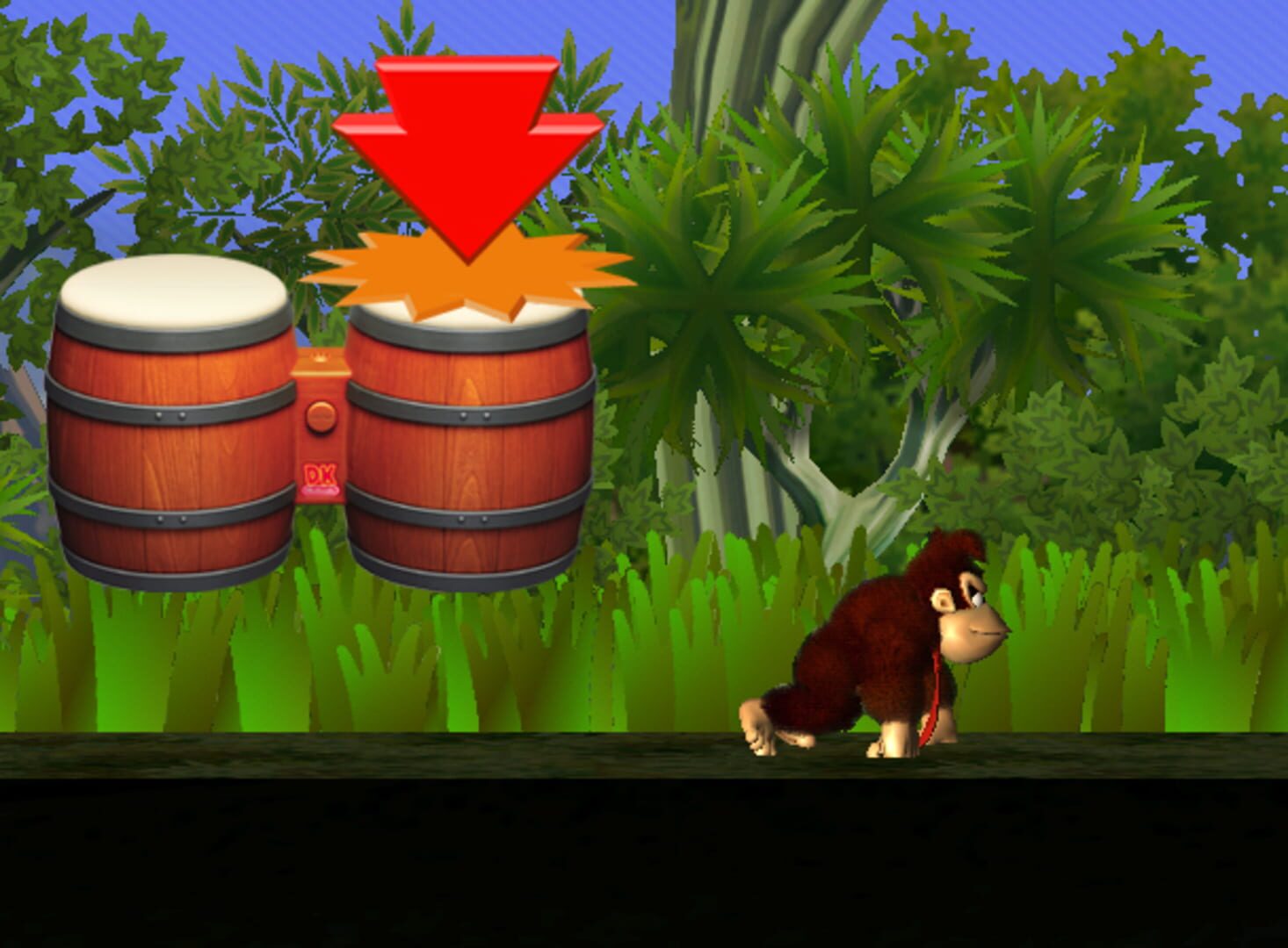 Donkey Kong Jungle Beat screenshot