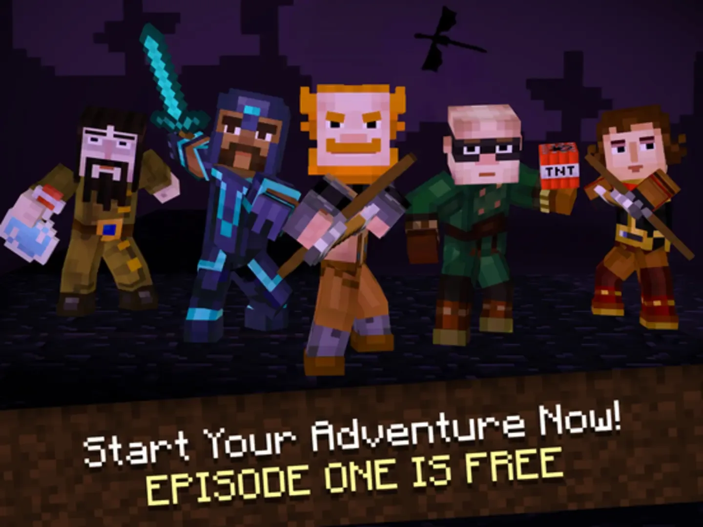 Captura de pantalla - Minecraft: Story Mode