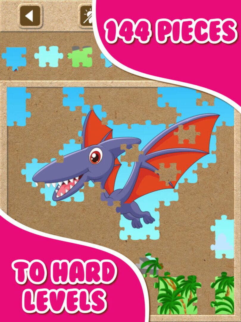 Dinosaur Jigsaw Puzzles - Kids Games for Toddlers - Screenshot