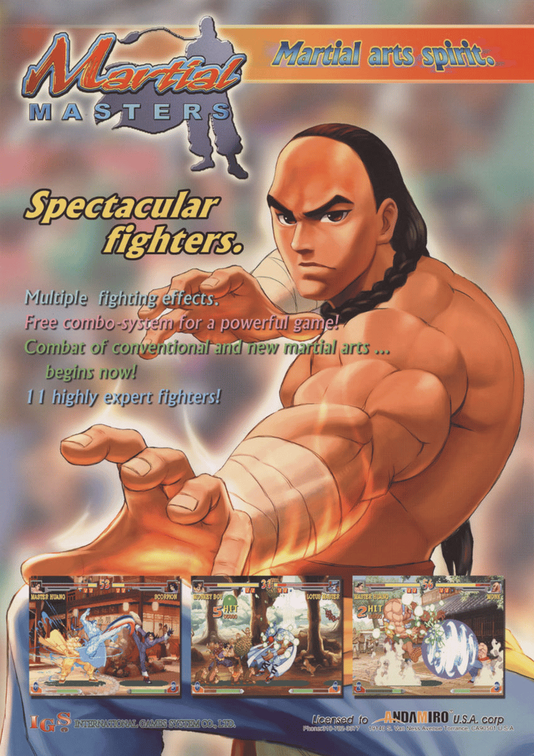 Martial Masters Cover