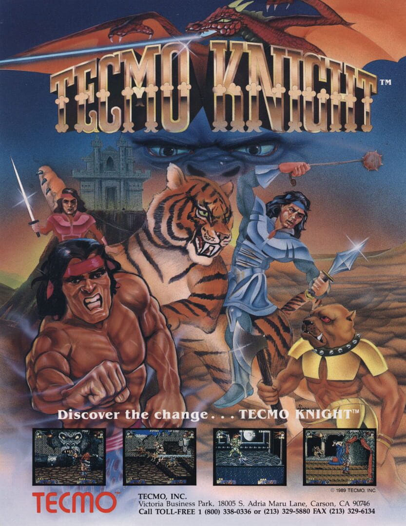 Tecmo Knight cover art