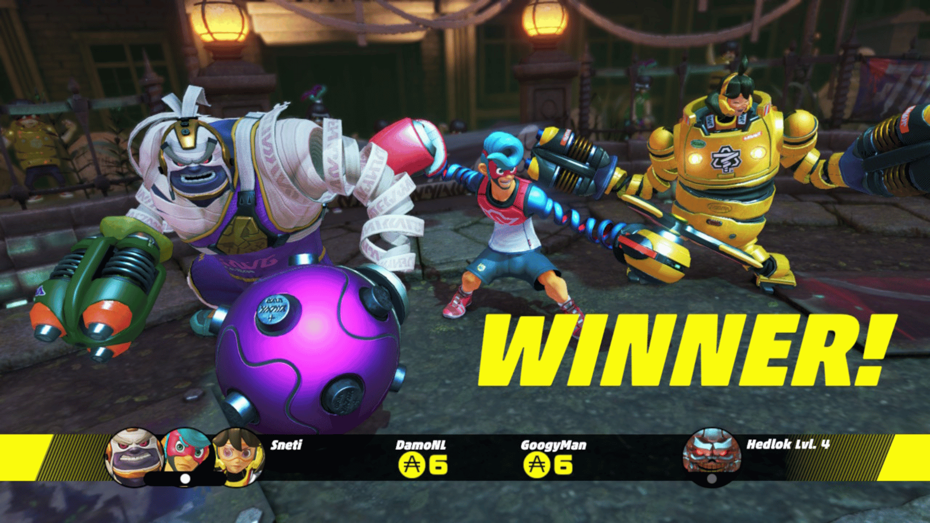 Arms screenshot