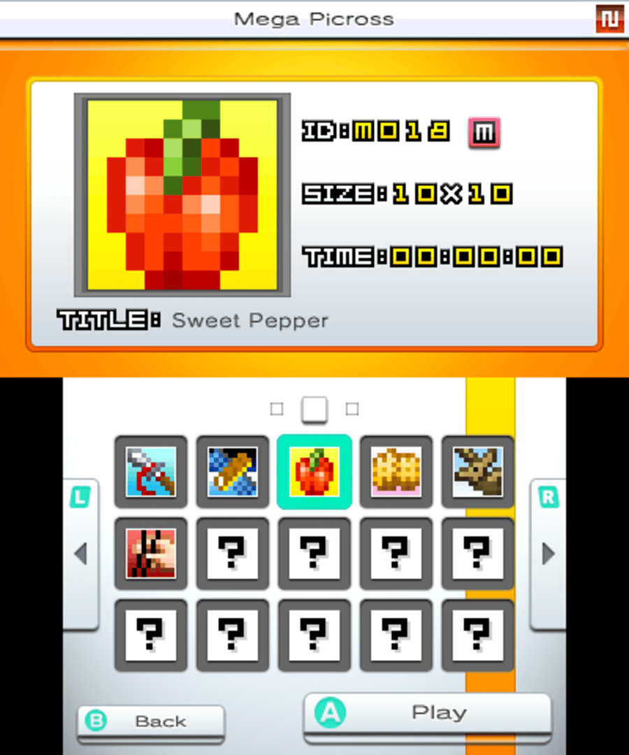 Picross e4 screenshot