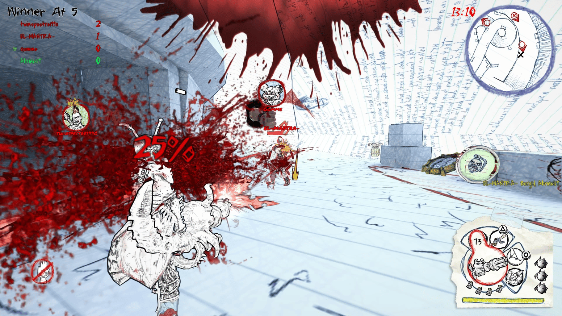 Drawn to Death screenshot