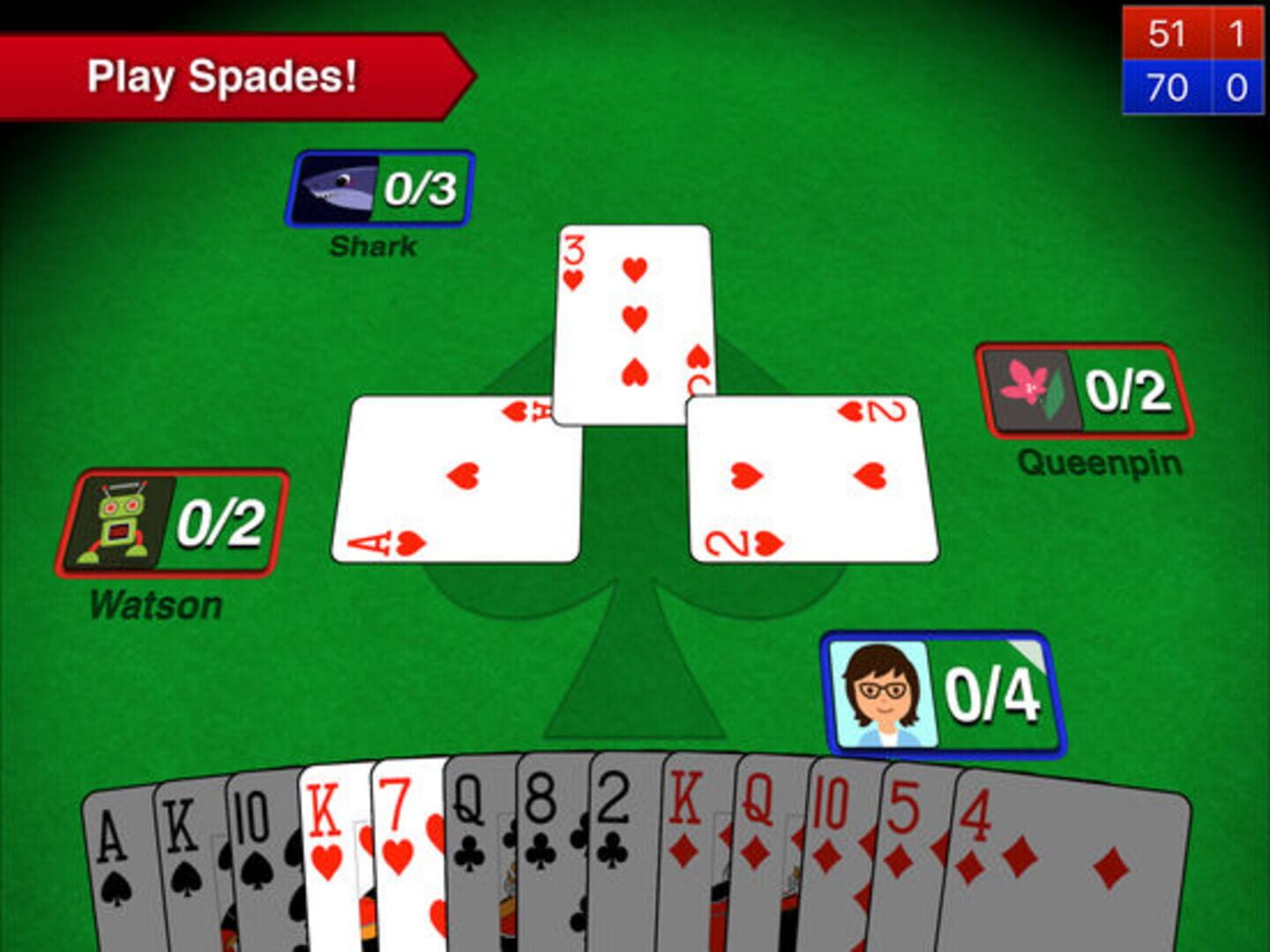 Spades++ - Screenshot