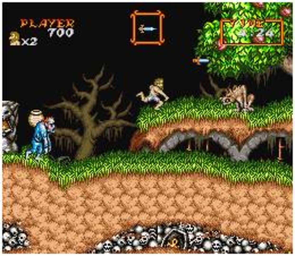 Captura de pantalla - Super Ghouls'n Ghosts