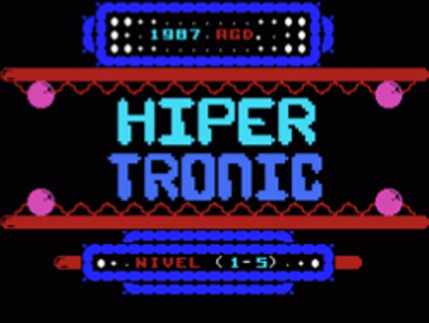 Jeu : Hiper Tronic