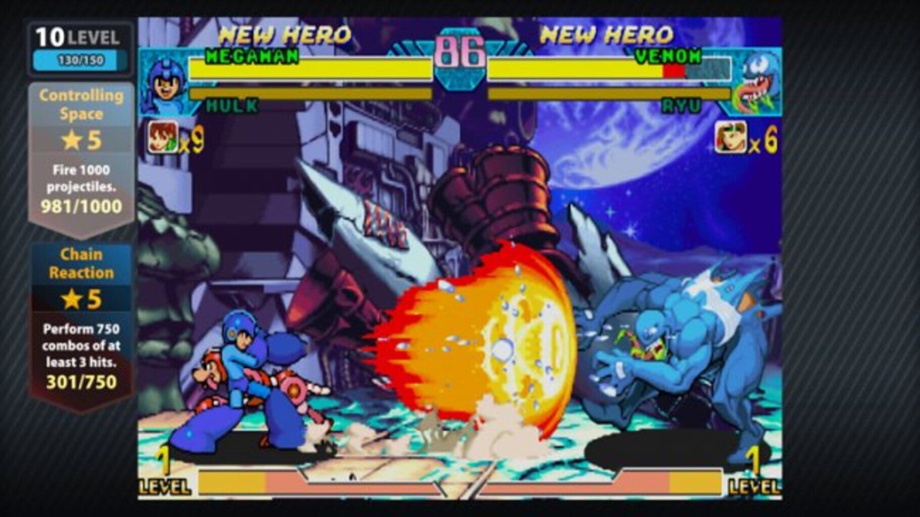 Captura de pantalla - Marvel vs. Capcom Origins