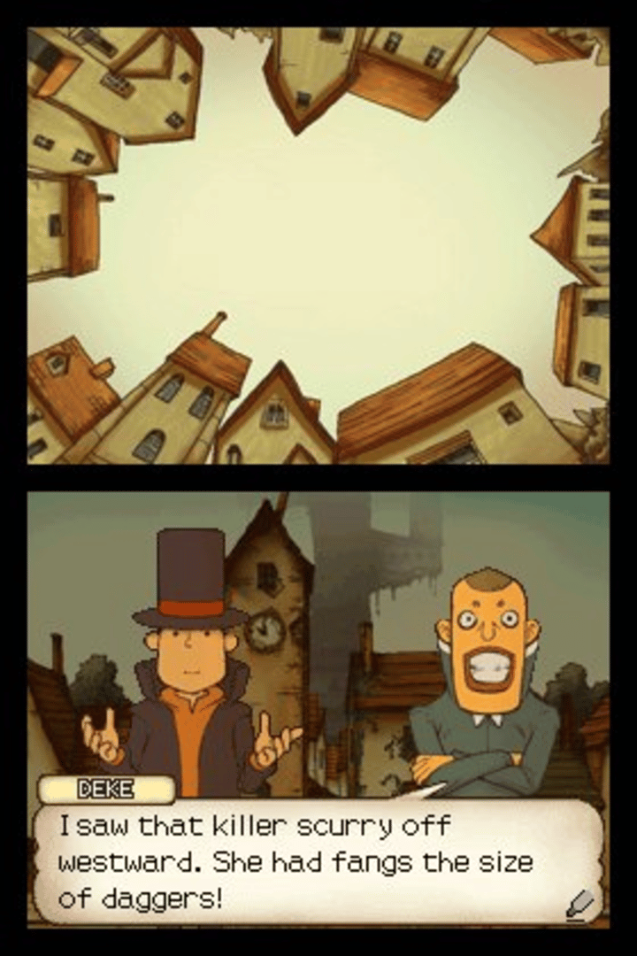 Professor Layton and the Curious Village screenshot