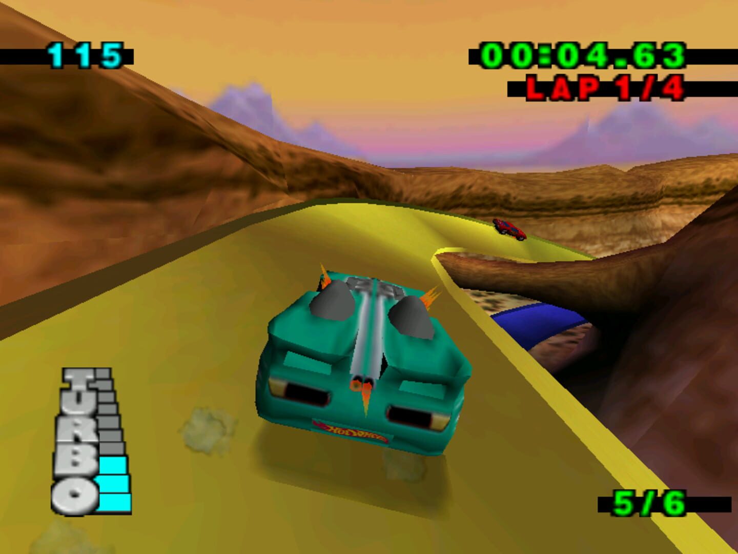 Captura de pantalla - Hot Wheels Turbo Racing