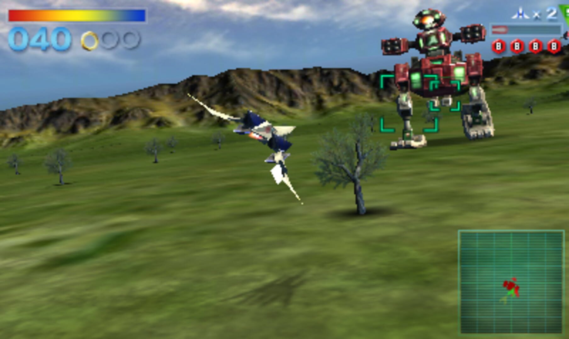 Captura de pantalla - Star Fox 64 3D