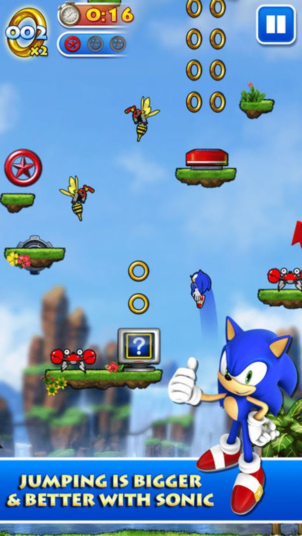 Sonic Jump screenshot