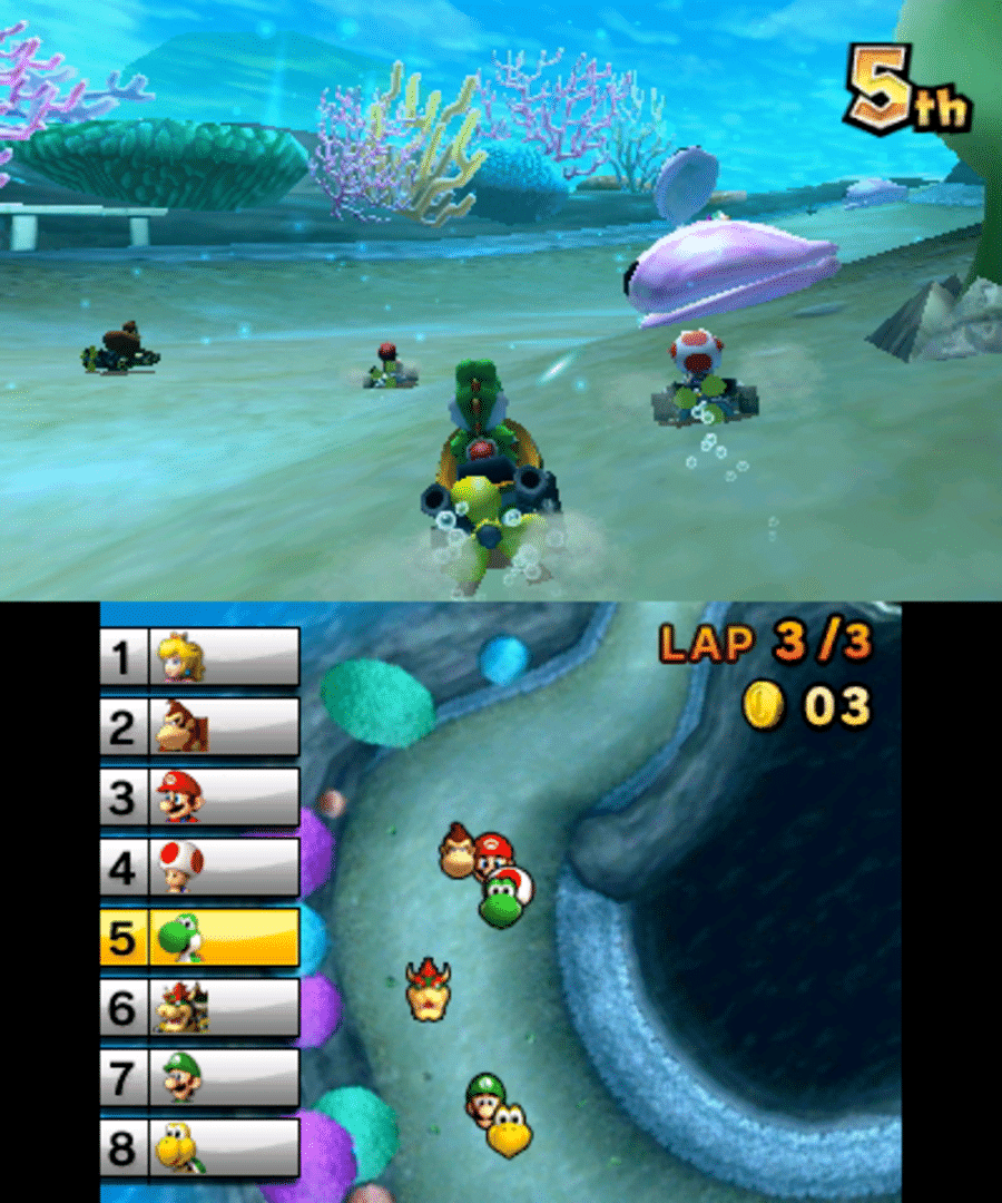 Mario Kart 7 screenshot