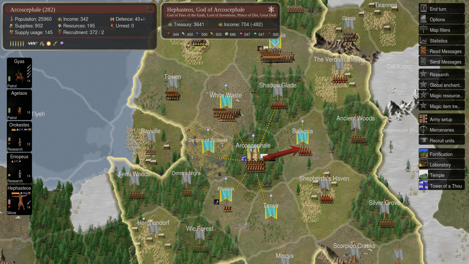 Dominions 5 screenshot