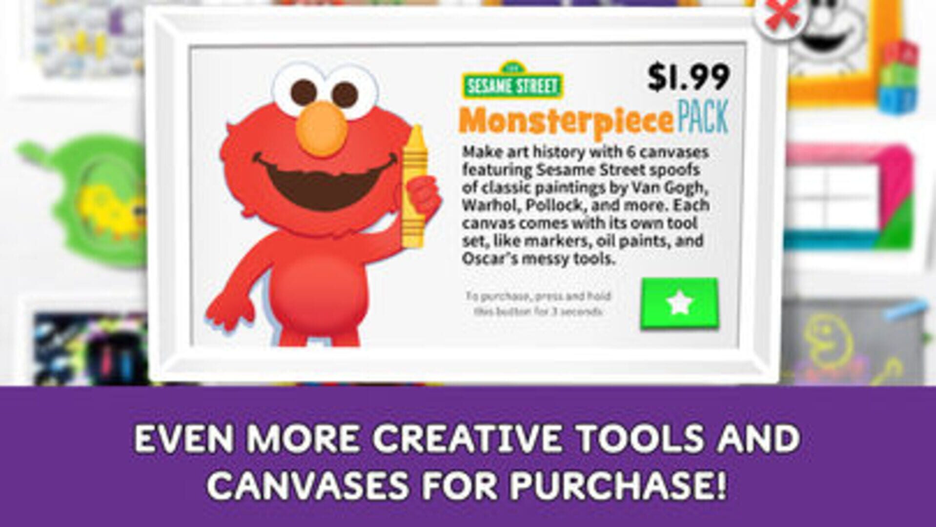 Sesame Street Art Maker - Screenshot