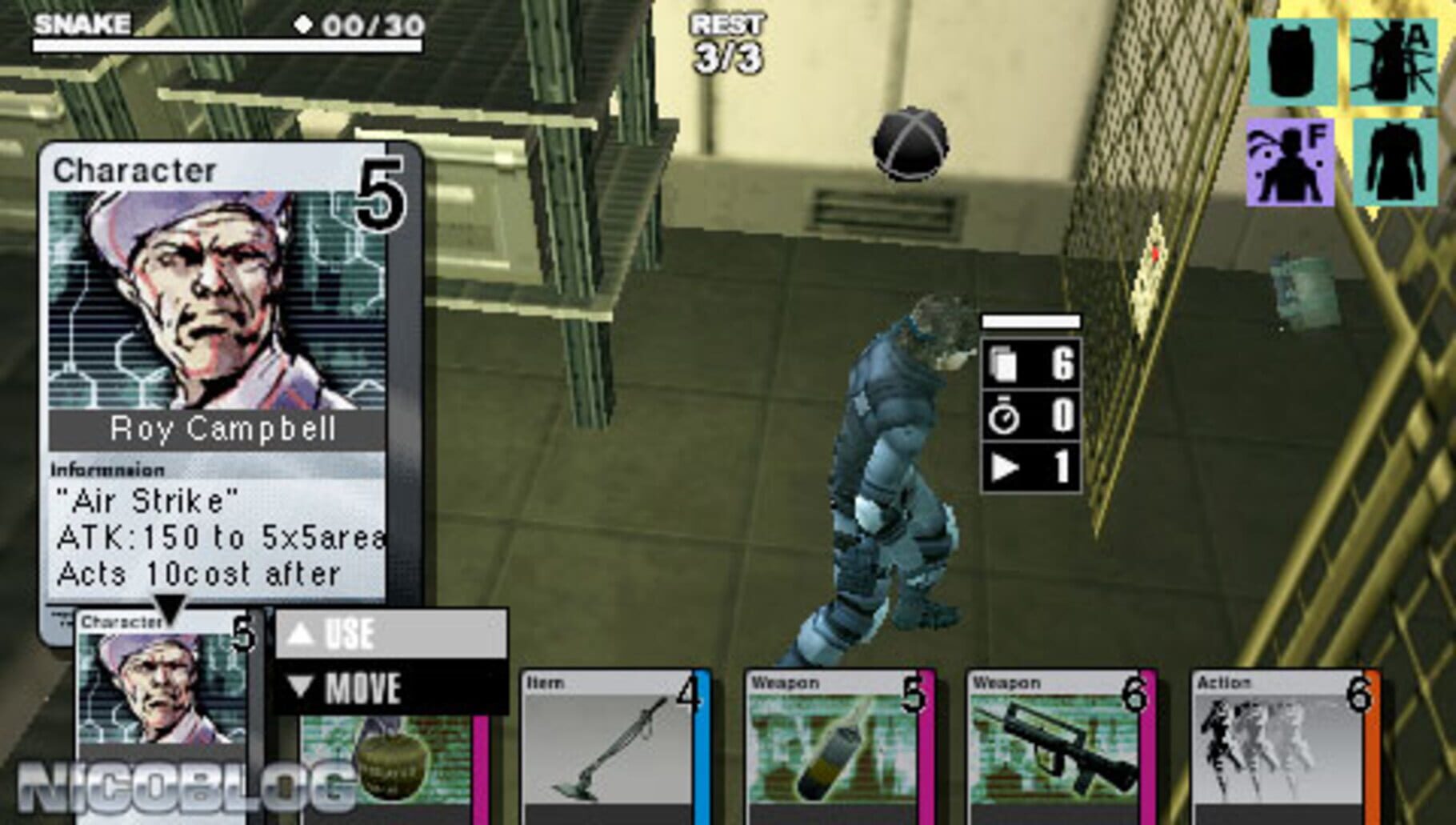 Captura de pantalla - Metal Gear Acid