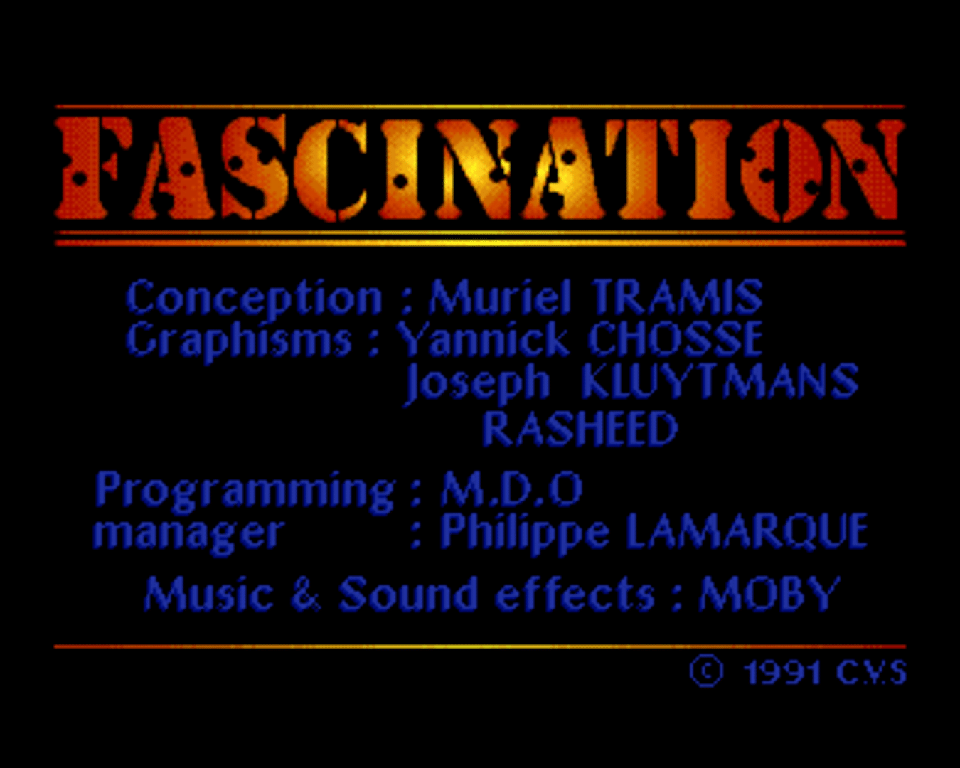 Fascination screenshot