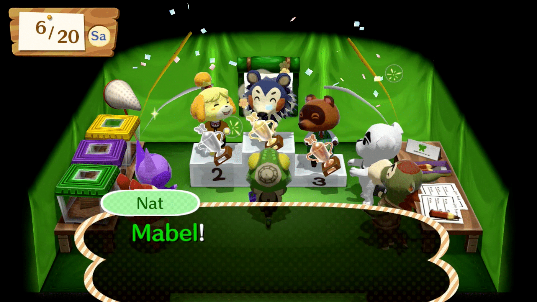 Animal Crossing: Amiibo Festival screenshot