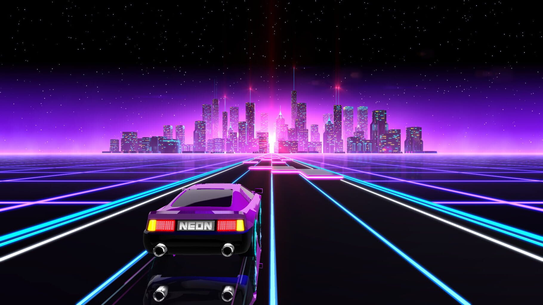 Captura de pantalla - Neon Drive