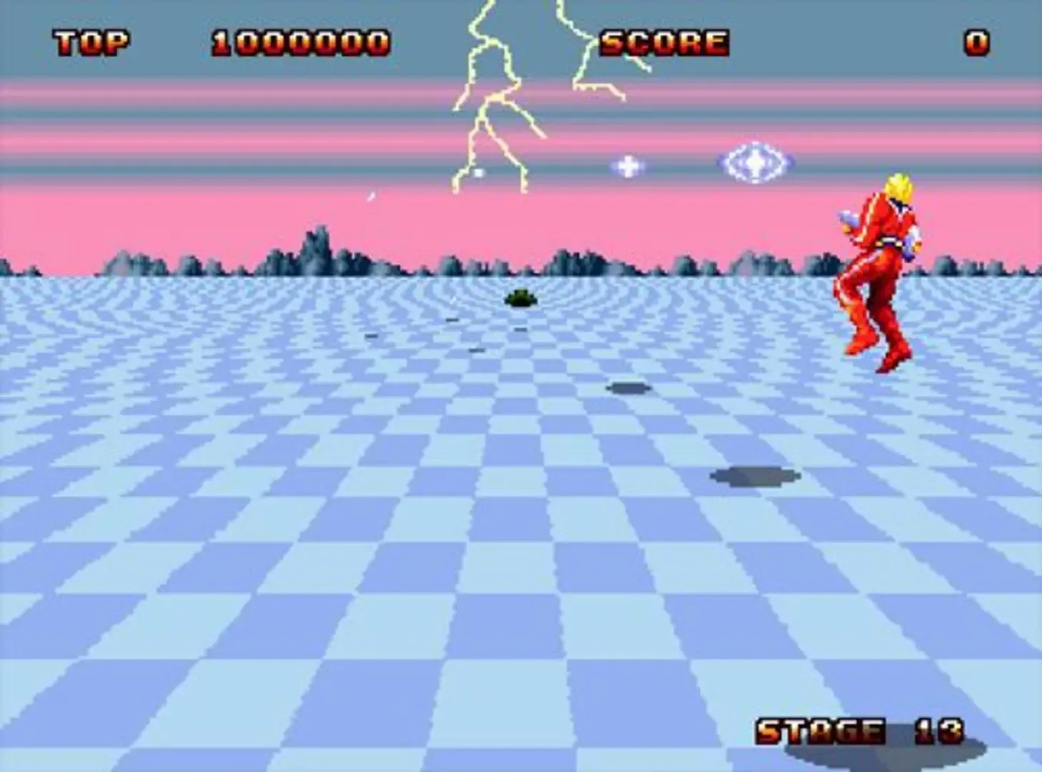 Captura de pantalla - Space Harrier II