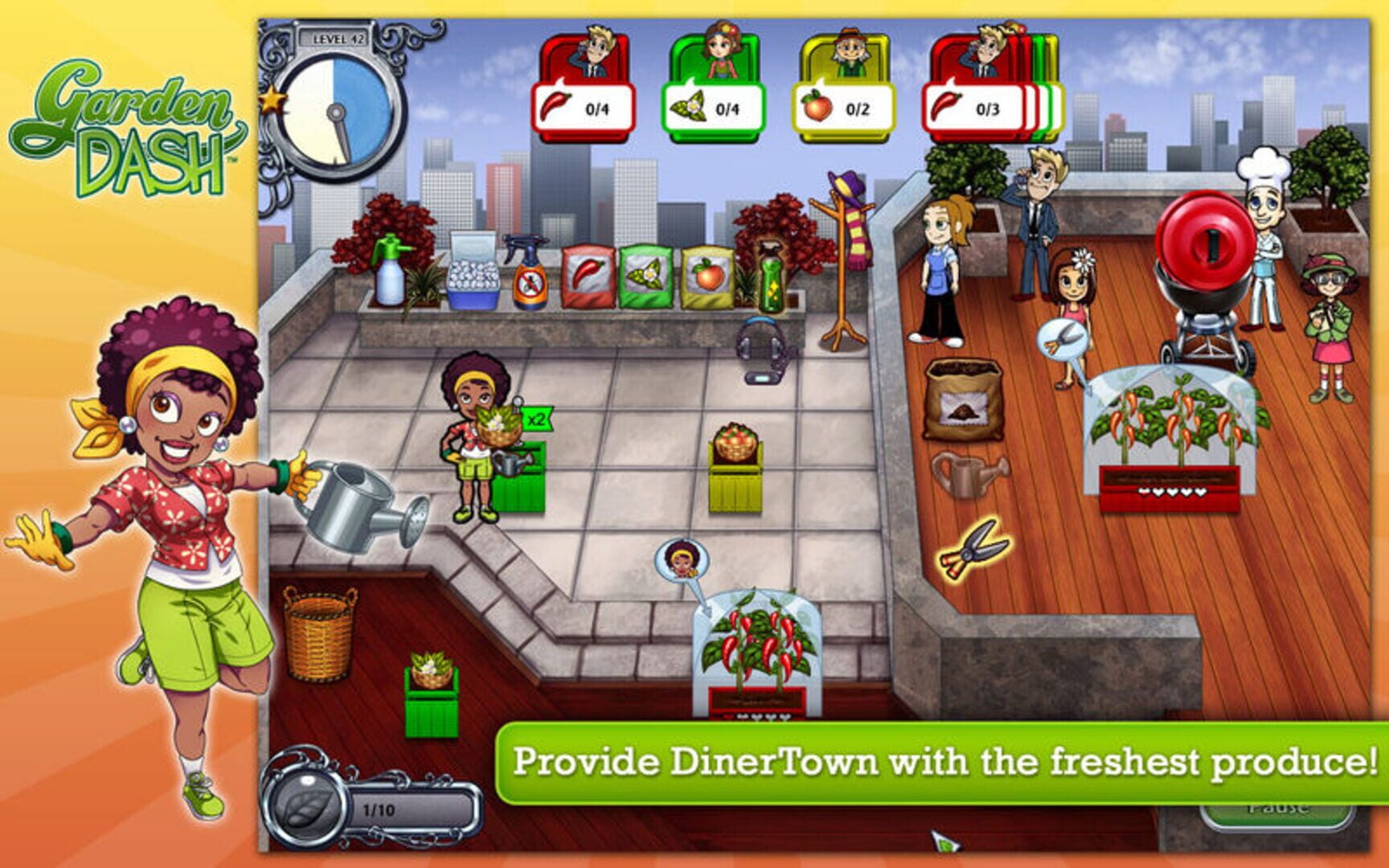 Garden Dash - Screenshot