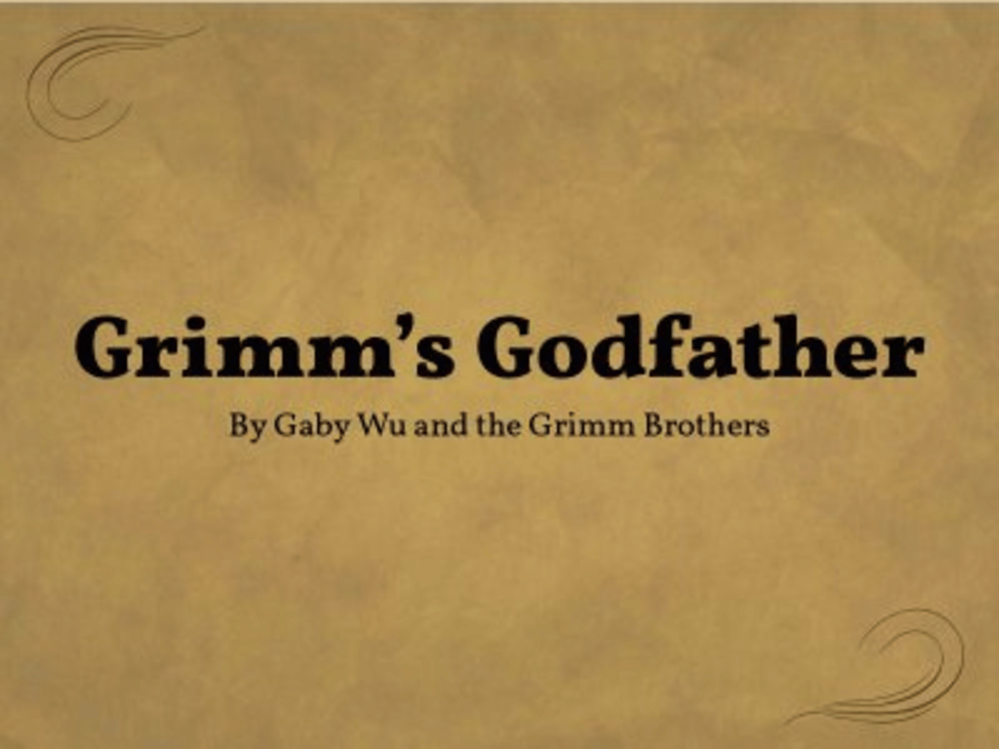 Grimm's Godfather Cover