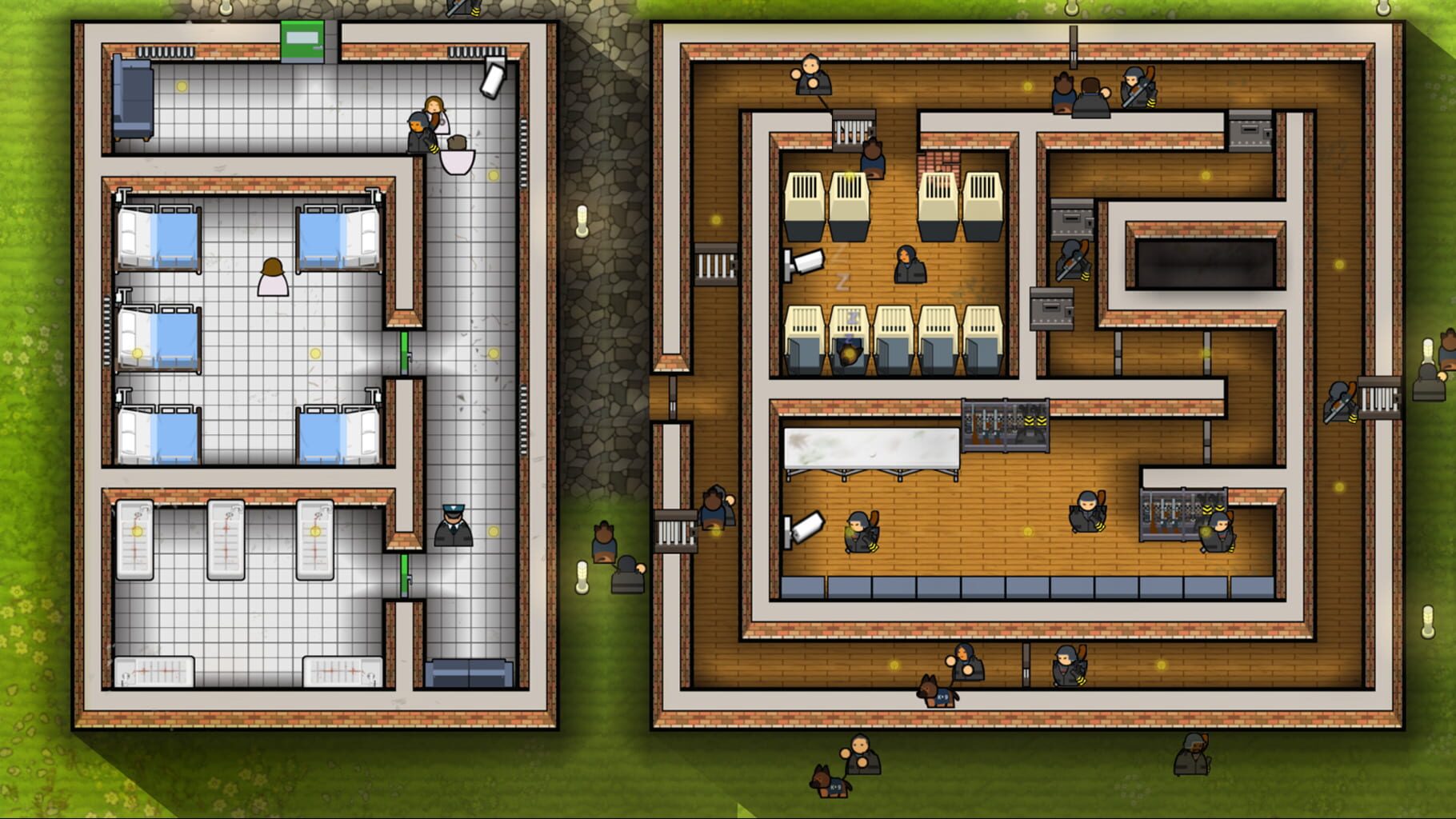 Captura de pantalla - Prison Architect: All Day and a Night Edition