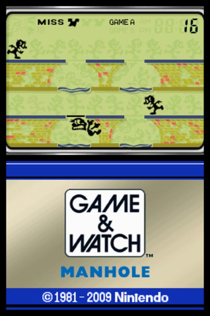 Captura de pantalla - Game & Watch Manhole