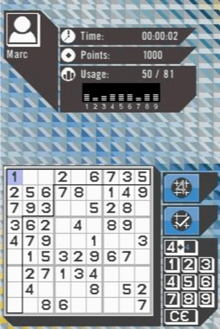 Crazy Sudoku screenshot