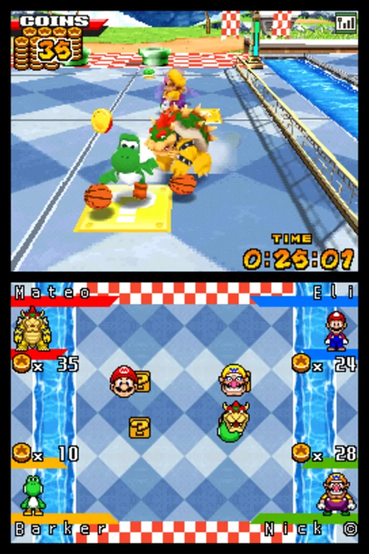 Captura de pantalla - Mario Hoops 3-on-3