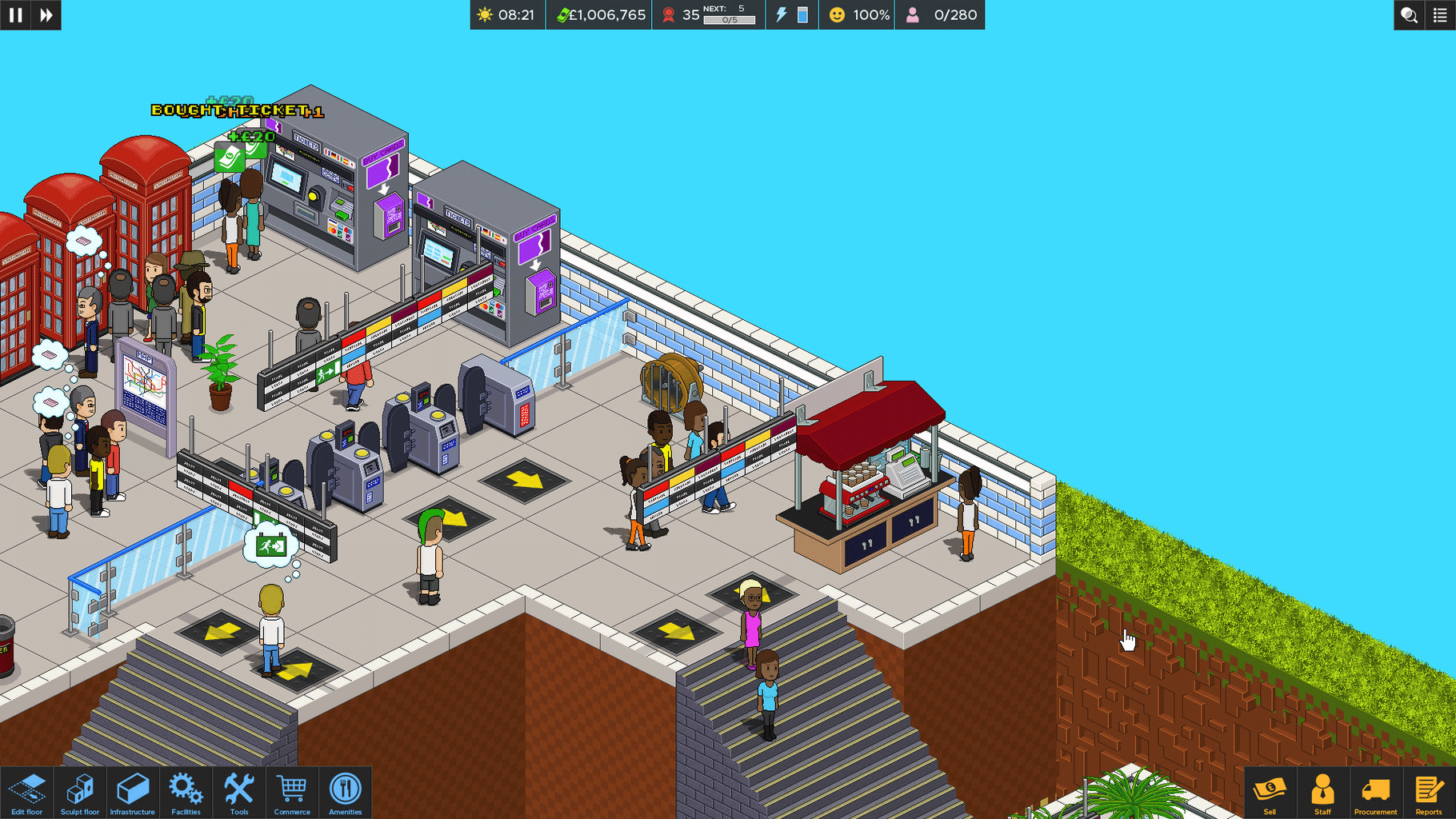 Overcrowd: A Commute 'Em Up screenshot