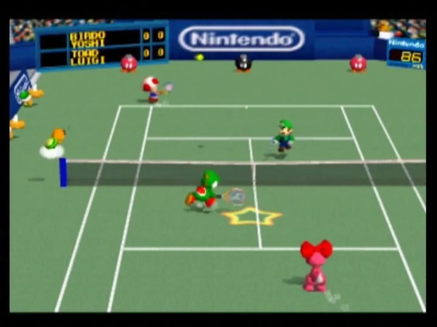 Captura de pantalla - Mario Tennis
